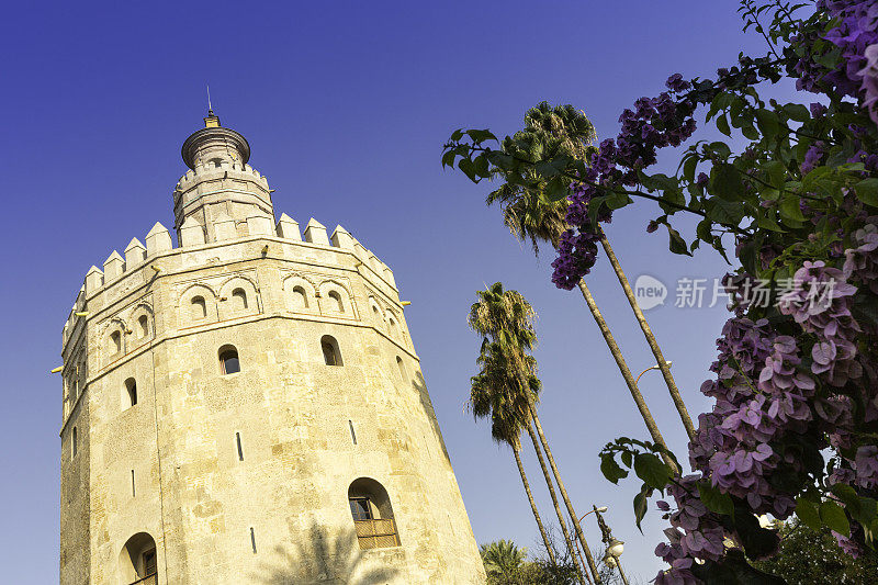 Torre del Oro，塞维利亚，西班牙